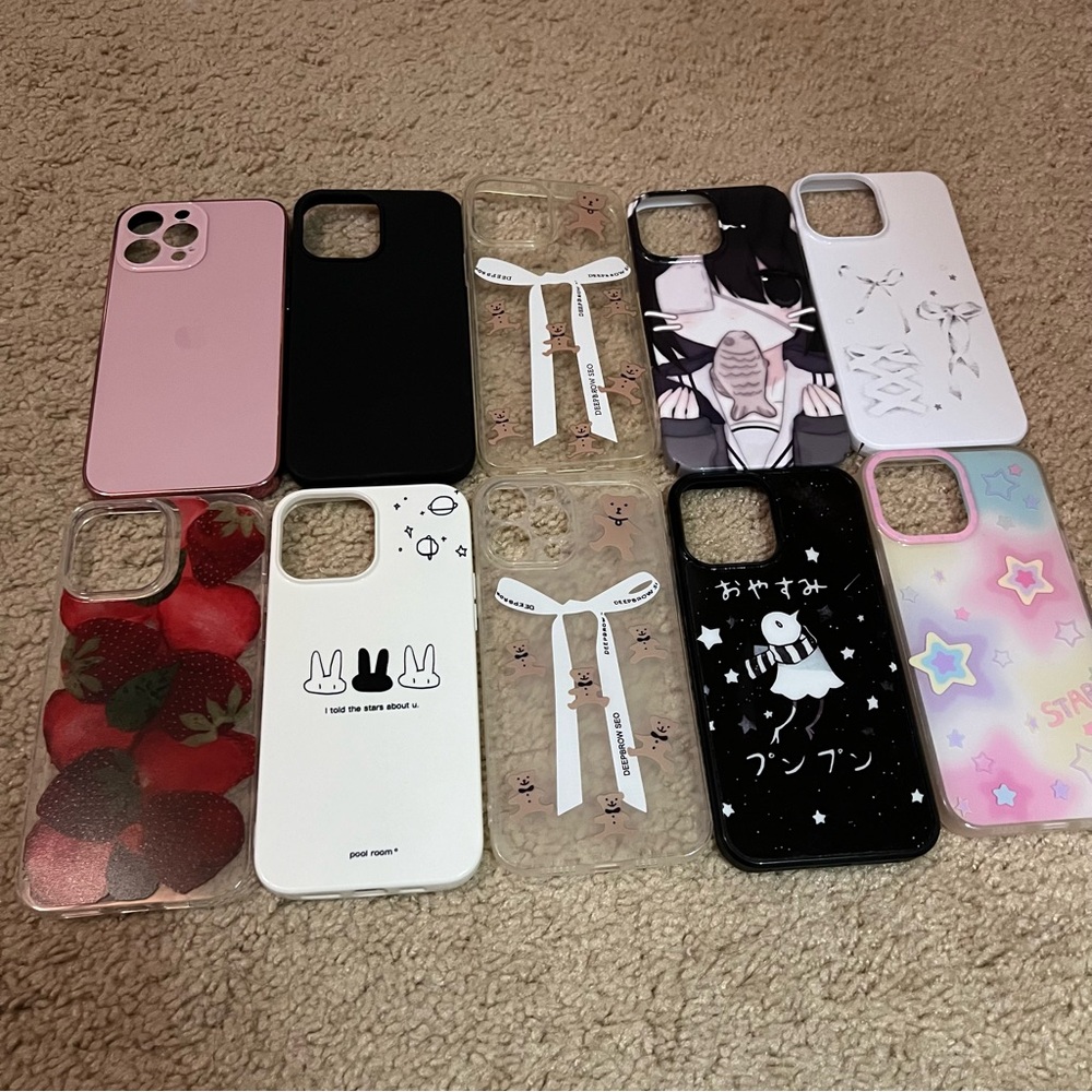 bundle of 10 iphone 13 pro max cases
